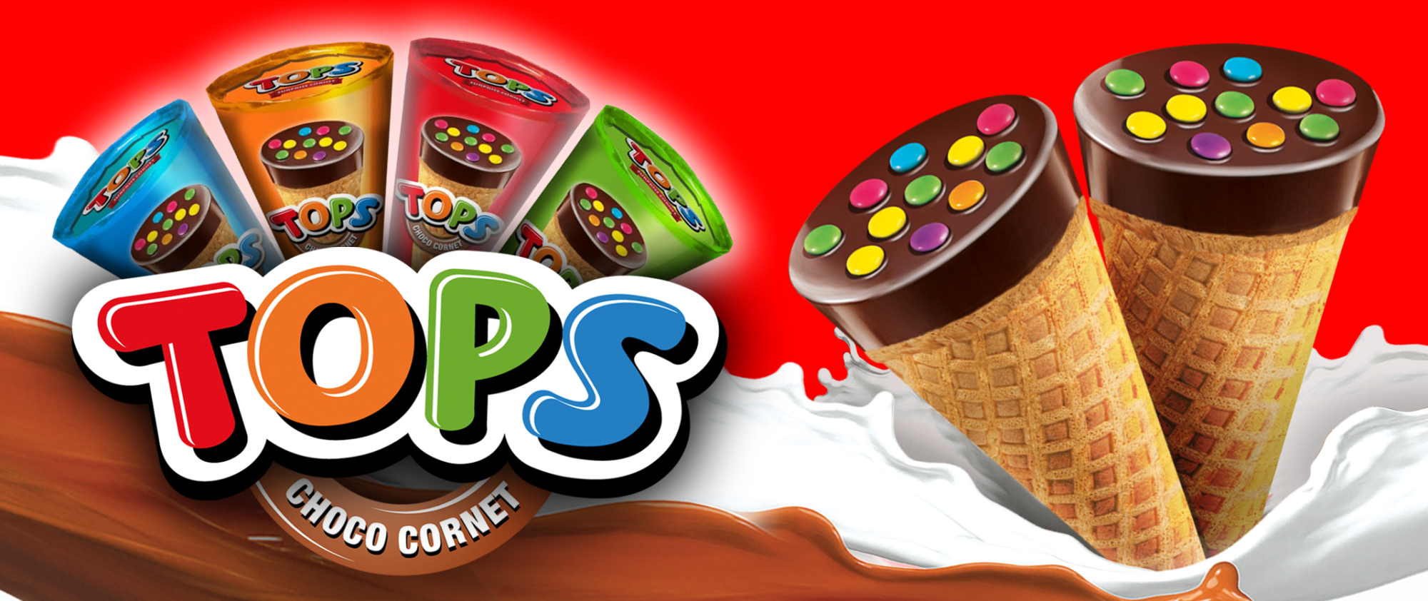 Tops Cornet Choco