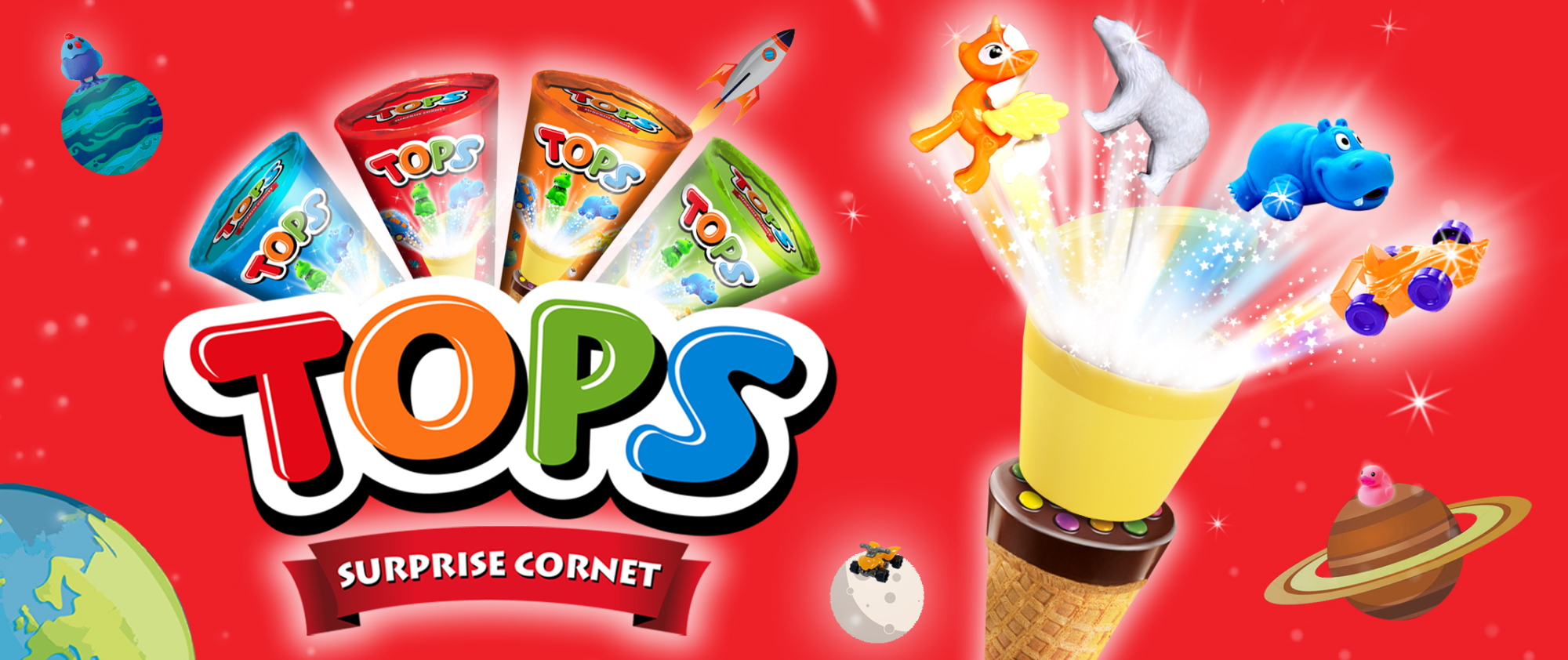 Tops Surprise Cornet Choco